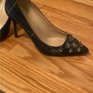 Plaid Stiletto Heels
